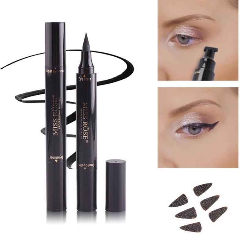 2 in 1 Liquid Eyeliner with Wing Stamp - jetlove