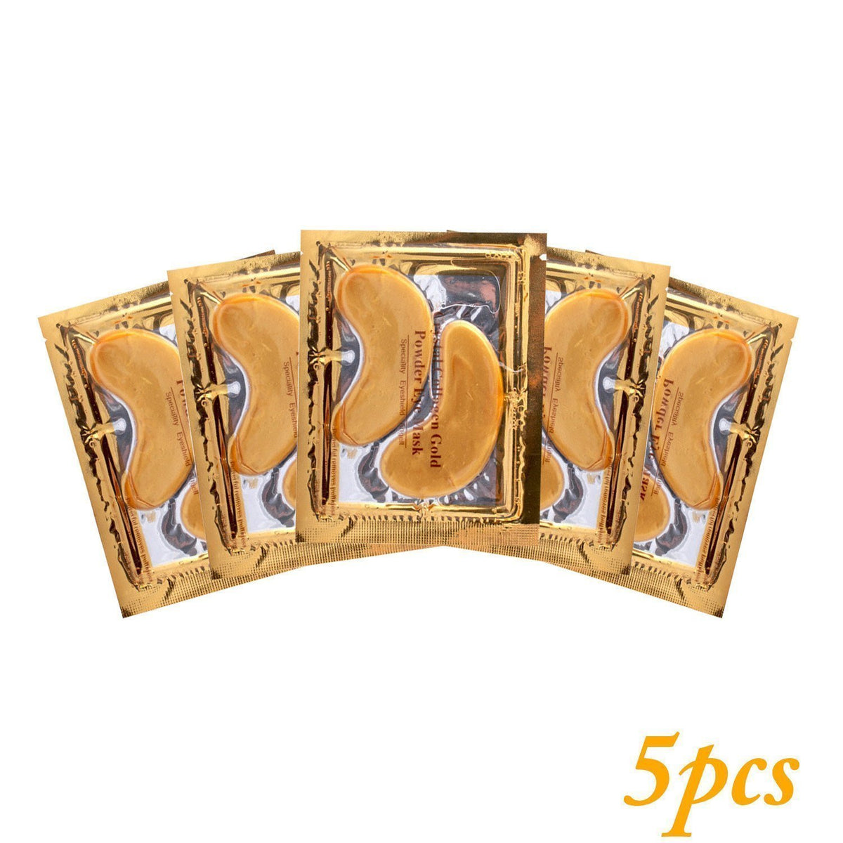 24k Gold Gel Eye Mask Eyelid Patch Anti Wrinkle Eye Care gold - jetlove