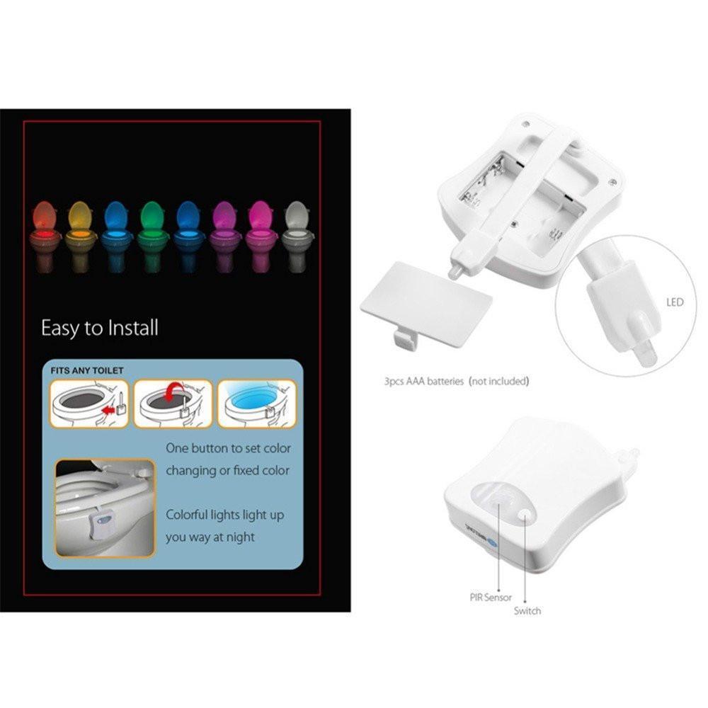 8-COLOR LED SENSORED TOILET POTLIGHT - jetlove