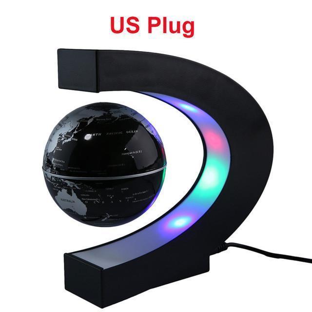 Anti Gravity Magnetic Floating Globe World Map with LED Light - jetlove