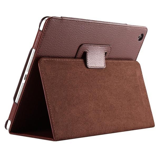 For ipad Mini Case Matte Soft Flip Litchi PU Leather for Apple ipad Mini 1 2 3 Coque Cover Smart Stand Auto Sleep /Wake UP Style - jetlove