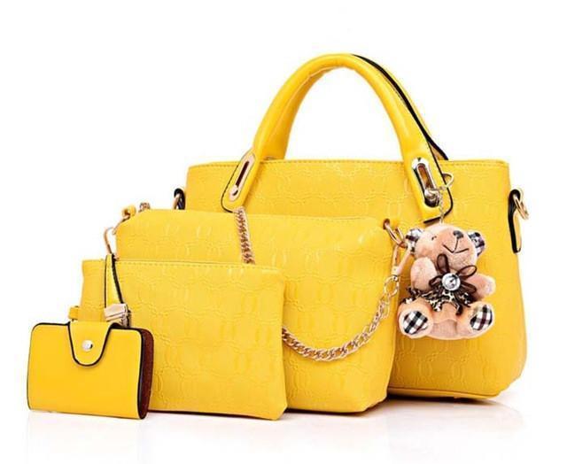 4 Piece Set Fashion Women Handbags - jetlove