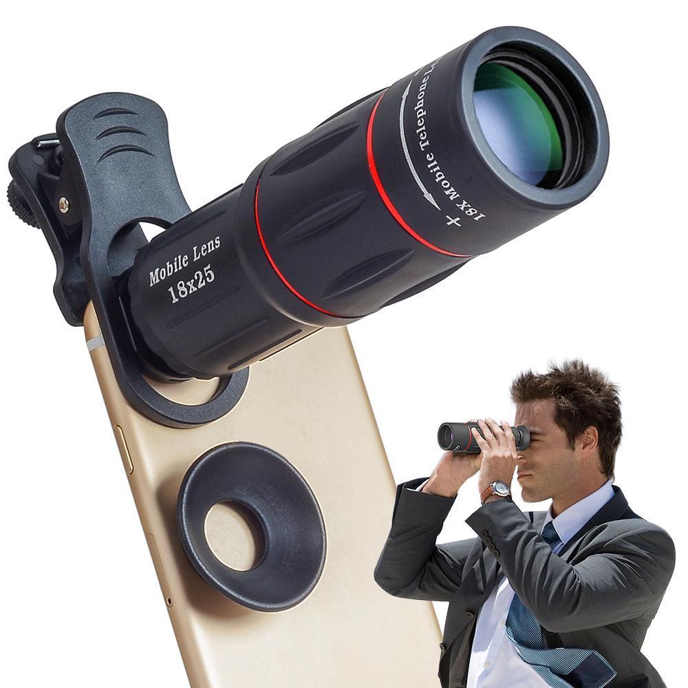 APEXEL 18X Telescope Zoom Mobile Phone Lens for iPhone Samsung Smartphones universal clip Telefon Camera Lens with tripod 18XTZJ - jetlove