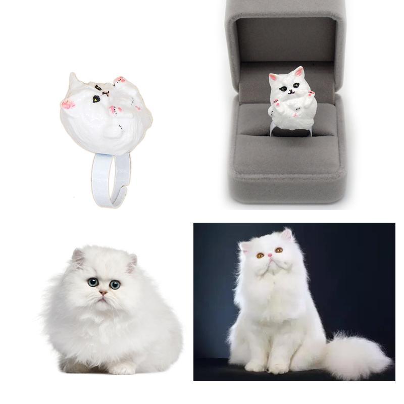 Ring In Cat Figure - jetlove
