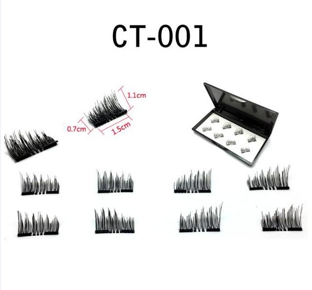 MAGNETIC EYELASHES- 8 PCS SET