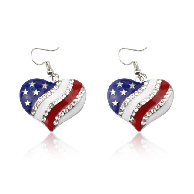 Earring 4th of July USA